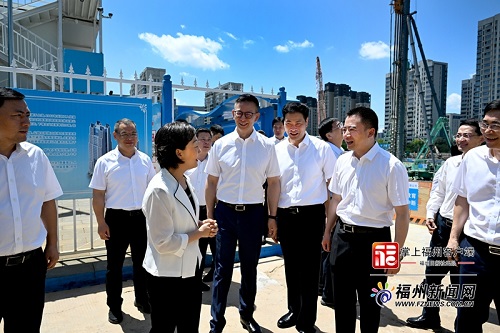 郭寧寧吳賢德帶隊在倉山區晉安區閩侯縣高新區開展“亮曬比學”活動