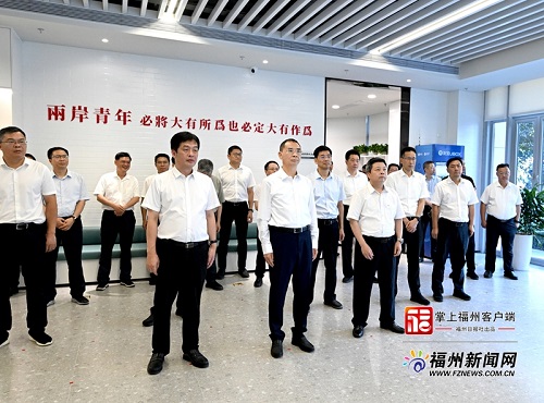 郭寧寧吳賢德帶隊在倉山區晉安區閩侯縣高新區開展“亮曬比學”活動