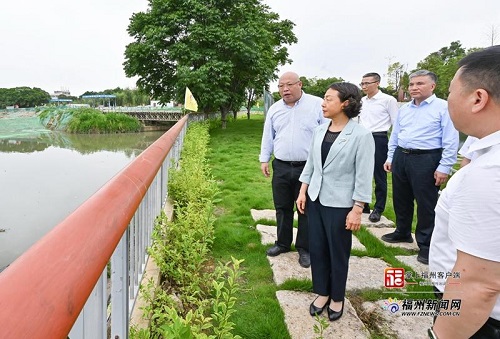 郭寧寧赴倉山閩侯開展“護河愛水、清潔家園”活動