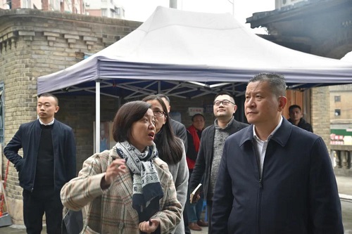 區委主要領導帶隊開展節前文物保護、小區安全、社會穩定安全工作活動調研活動