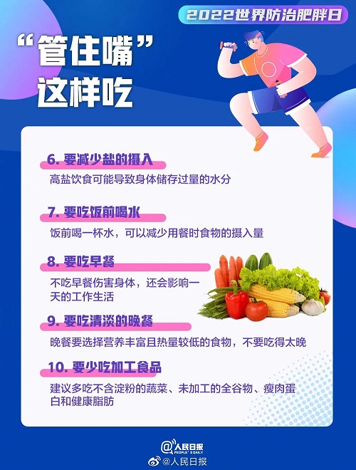 世界防治肥胖日，這份減肥人必備攻略請收好！