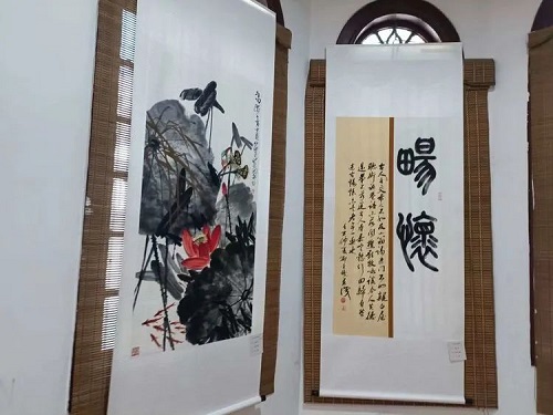閩江之心丨“翰墨頌盛世一一喜迎黨的二十大書畫作品展”在倉山區煙山畫院開幕