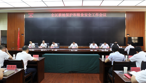 全區耕地保護和糧食安全工作會議召開
