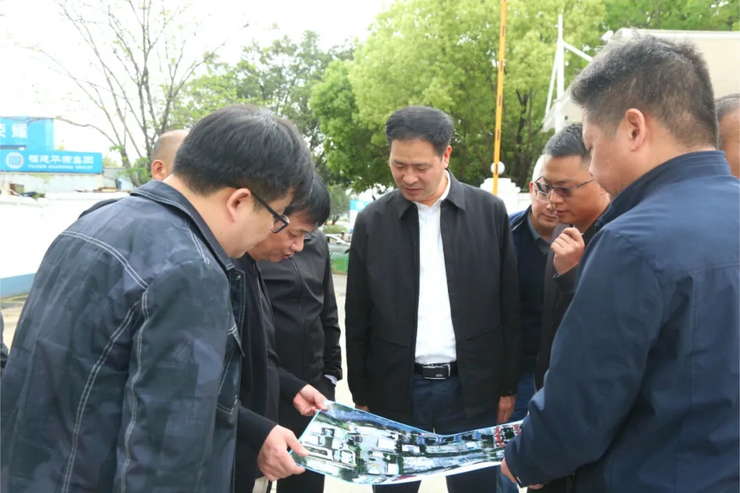 倉山區黨政主要領導調研清盤掃尾項目