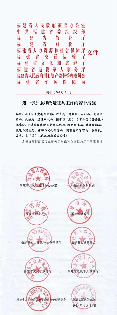春節福利，福建省送出征兵政策“新春大禮包”！