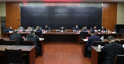 倉山區委常委班子召開2024年度民主生活會