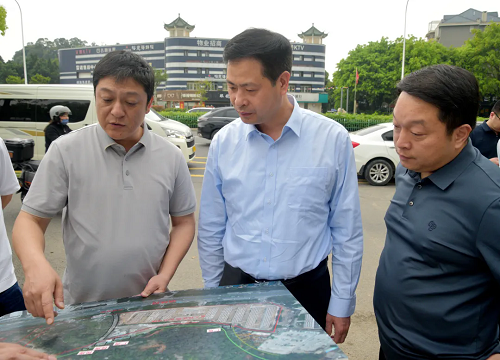 【強產業 優環境】區政府主要領導調研推動三江口片區項目征遷建設