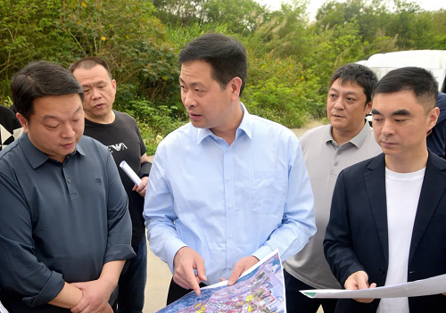 【強產業 優環境】區政府主要領導調研推動三江口片區項目征遷建設