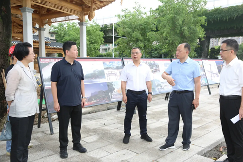 【強產業 優環境】區委主要領導現場辦公推進螺洲古鎮文旅提升工作