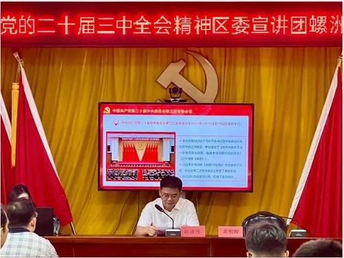 倉山區深入學習宣傳貫徹黨的二十屆三中全會精神（五）