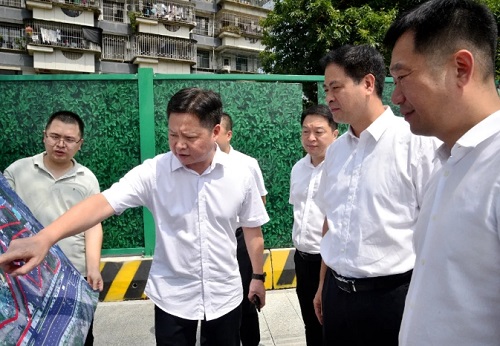 【強產業 優環境】區政府主要領導到蓋山鎮調研并宣講黨的二十屆三中全會精神