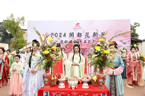 百花綻放 2024閩都花朝節在福州倉山舉辦