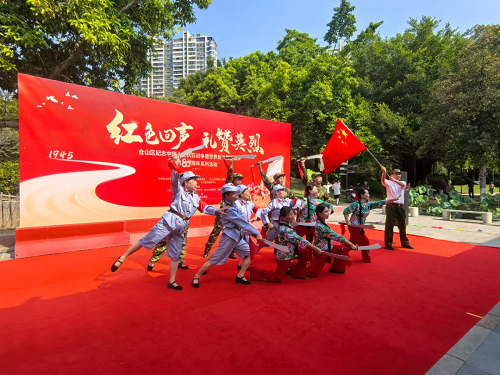 “紅色回聲 禮贊英烈”倉山區舉辦紀念抗戰勝利80周年活動