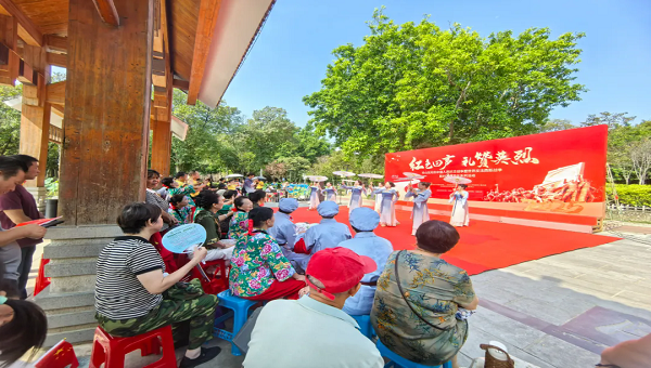 “紅色回聲 禮贊英烈”倉山區舉辦紀念抗戰勝利80周年活動